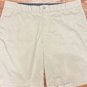 Nike Men's Beige Flat Front Shorts